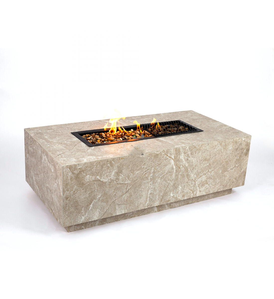 منقل غاز مصنوع من بديل الرخام (بديل رخام حجري) مقاس 120 *60*40 سم 