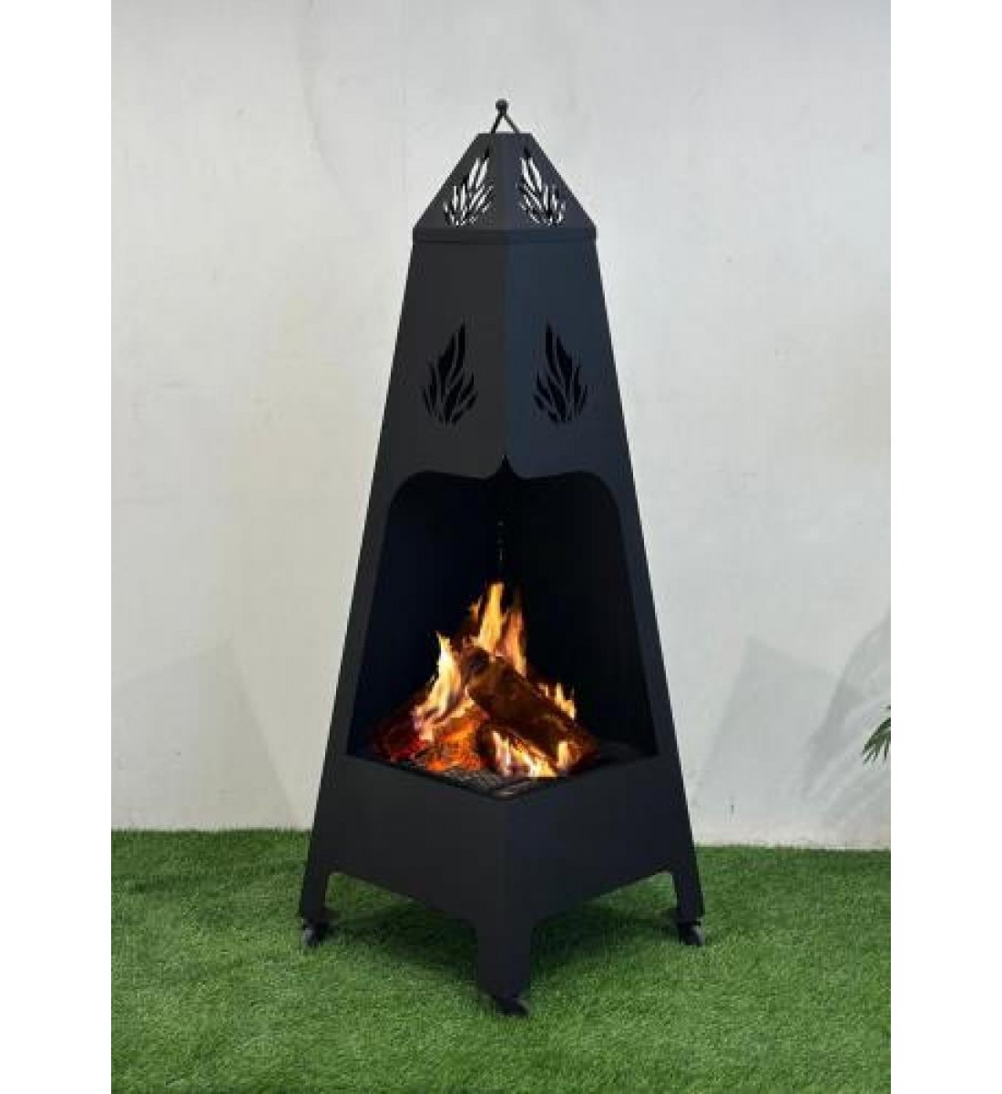 منقل  معدن هرمي  كامل  بتصميم عملي وأنيق 