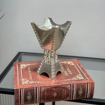 مبخره معدنية بتصميم فاخر يجمع بين اللمسات التراثيه والاناقة 21×10×10سم