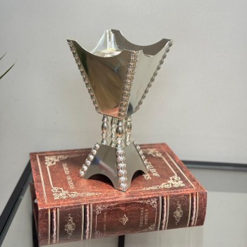 مبخره معدنية بتصميم فاخر يجمع بين اللمسات التراثيه والاناقة26×13×13سم 