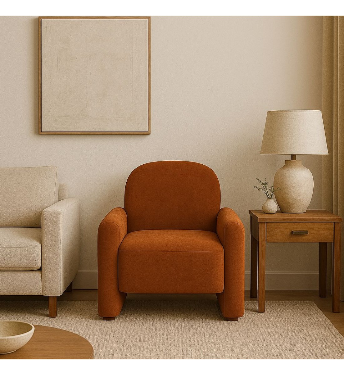 كرسي عصري أنيق بتصميم مميز يجمع بين البساطة والفخامة. (منتج تفصيل )	