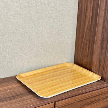 صينية تقديم أنيقة بتصميم عصري راقٍ تجمع بين البساطة والفخامة44×32×2سم