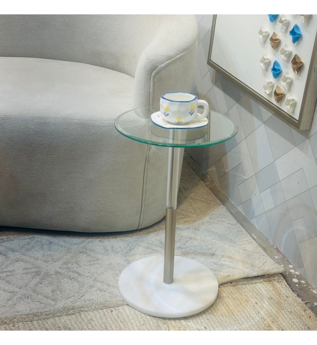 طاولة فاخرة بتصميم عصري أنيق 33×33×52سم 