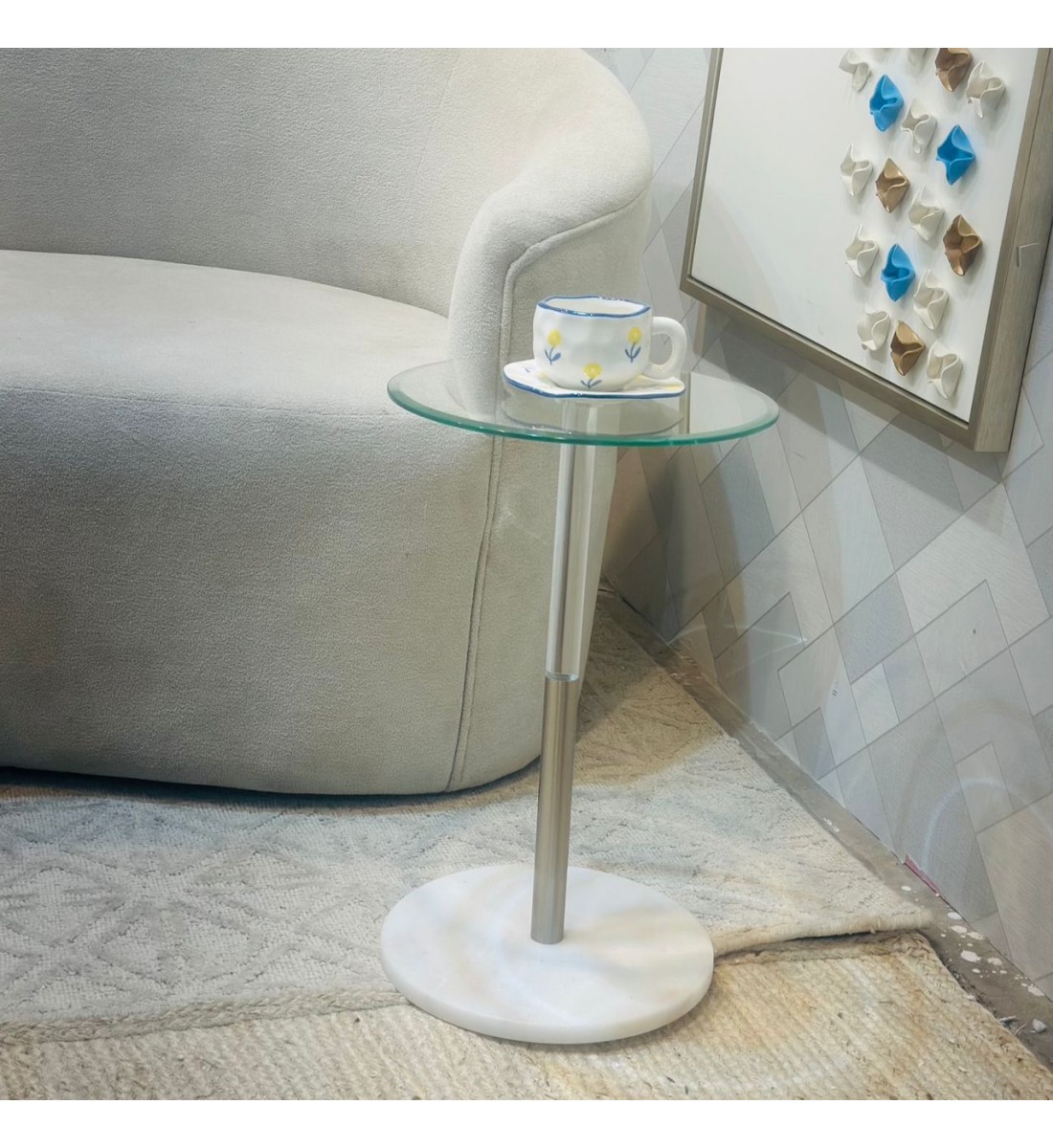 طاولة فاخرة بتصميم عصري أنيق 33×33×52سم 