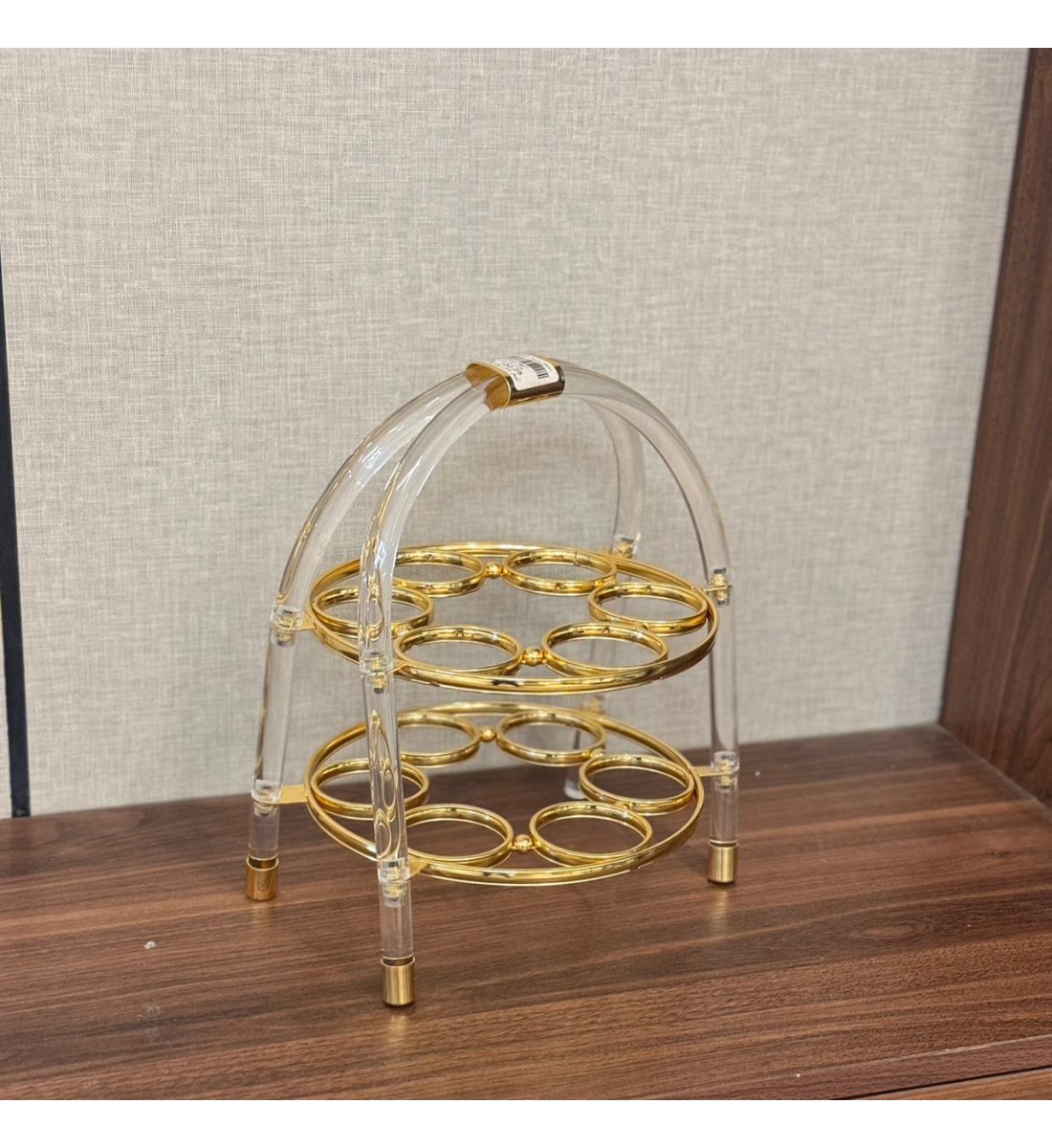 حامل تقديم فناجين قهوة 12 فنجان ذهبي حامل تقديم فناجين قهوة 12 فنجان ذهبي