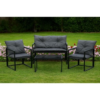 طقم جلسه خارجيه حديد ،4 أشخاص مع طاولة 