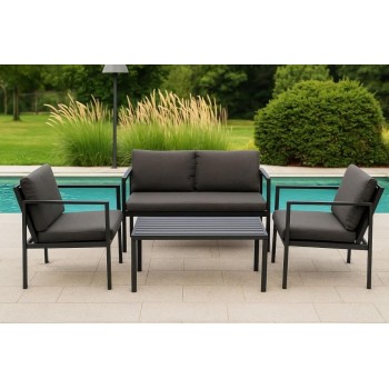 طقم جلسه خارجيه حديد ،4 أشخاص مع طاولة رقم الصنف 93505