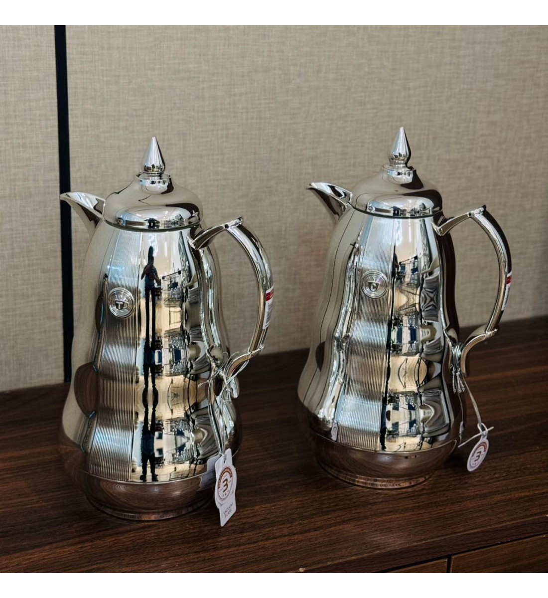 طقم ترمس بتصميم عصري فاخر 2قطع 