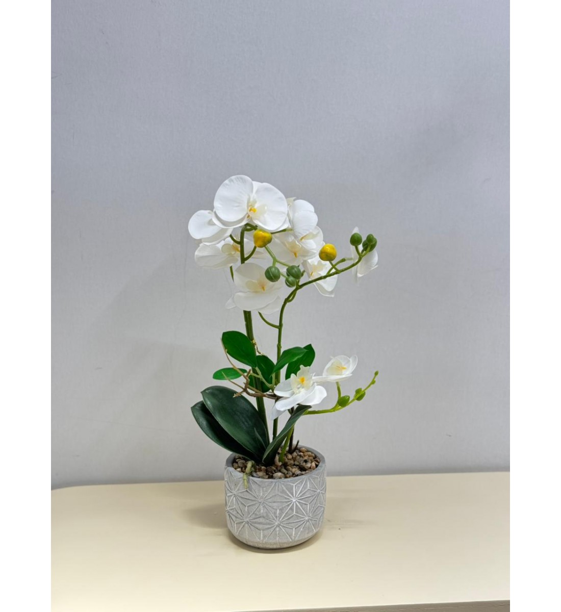 نبتة ورد صناعي بوعاء40سم نبتة ورد صناعي بوعاء40سم