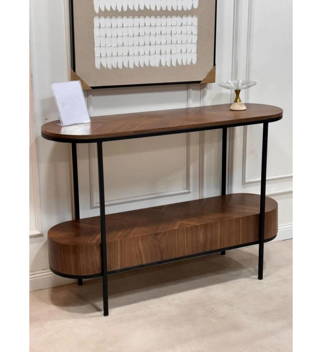 طاولة مدخل او  كونسول بتصميم عصري كلاسيك مودرن لاين  مقاس 120*40*90 سم )منتج تفصيل )