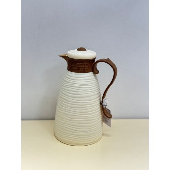 ترمس شاي بتصميم مميز و مقبض خشبي 1 لتر 