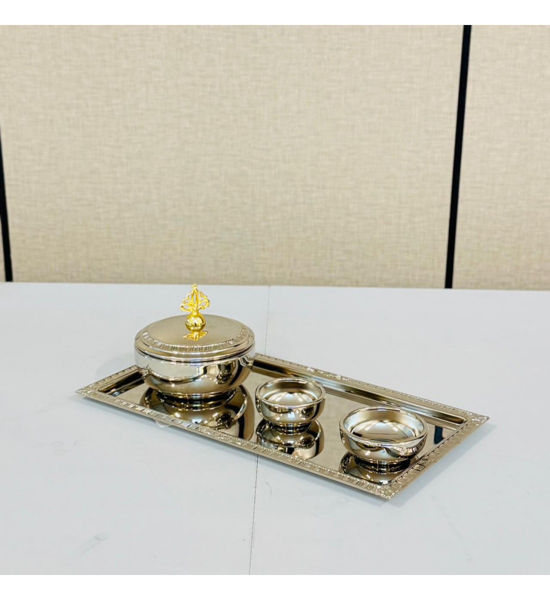 طقم تمرية ستانلس ستيل 13 سم طقم تمرية ستانلس ستيل 13 سم