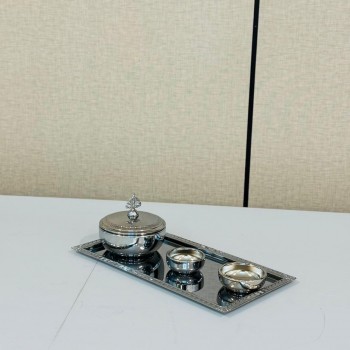 طقم تمرية ستانلس ستيل 13 سم