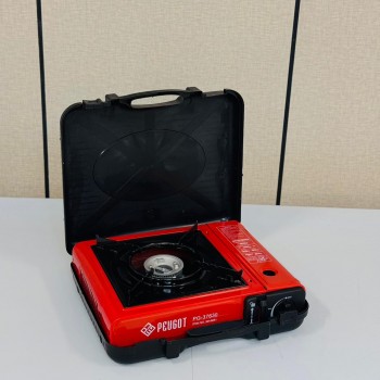 موقد غاز مثالي لرحلات التخييم والرحلات البرية لون احمر33×26×8سم