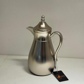 ترمس قمر استيل *فضي مطفي زجاج 700مل 