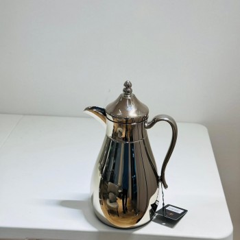 ترمس قمر استيل *فضي نيكل زجاج 1لتر 