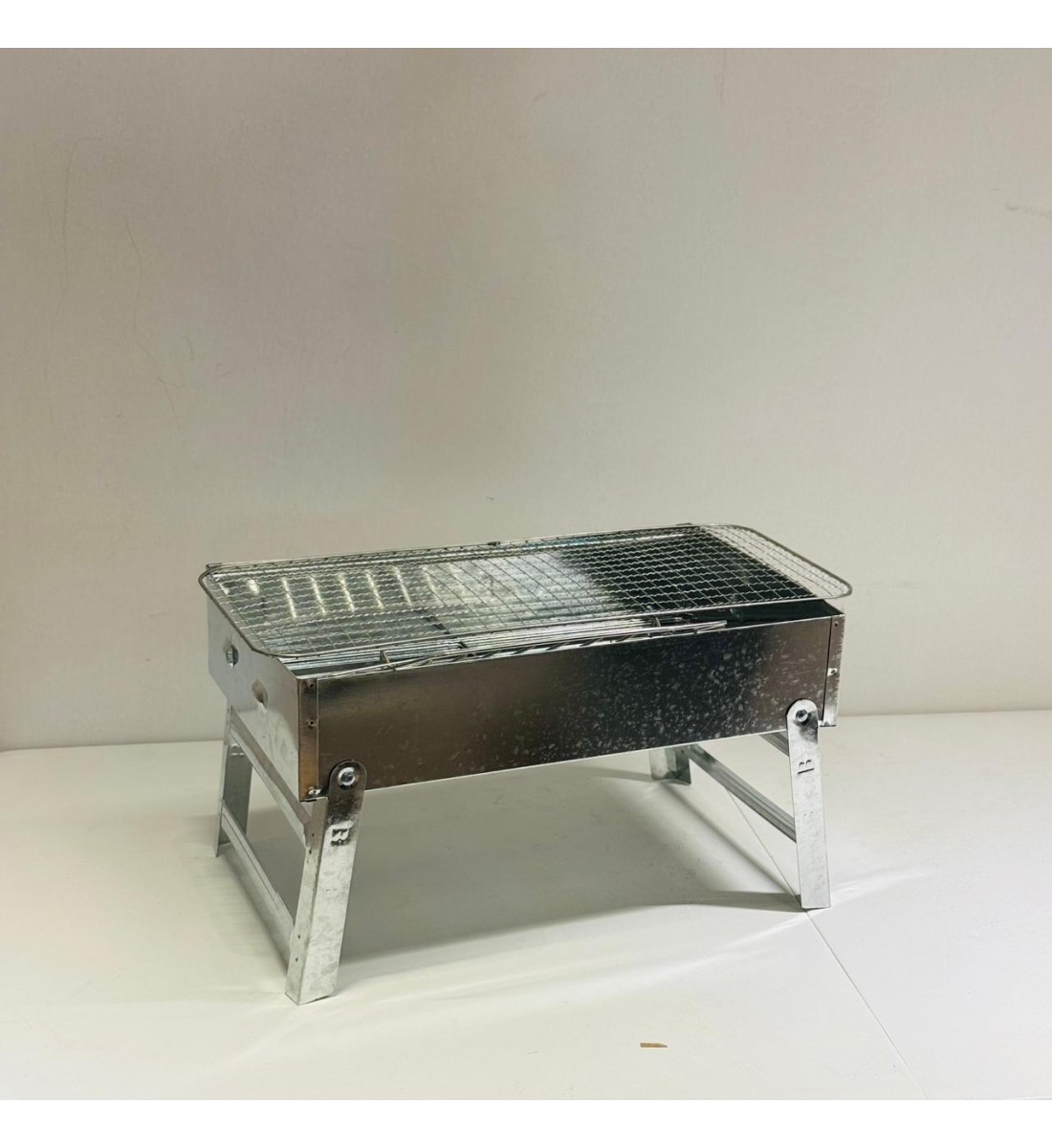 موقد فحم و شوايه استيل  سفري 