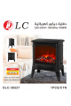  دفاية ديكوريه كهربائية DLC-36527 بتأثير لهب خشبي واقعي – قدرة 1800 واط 
