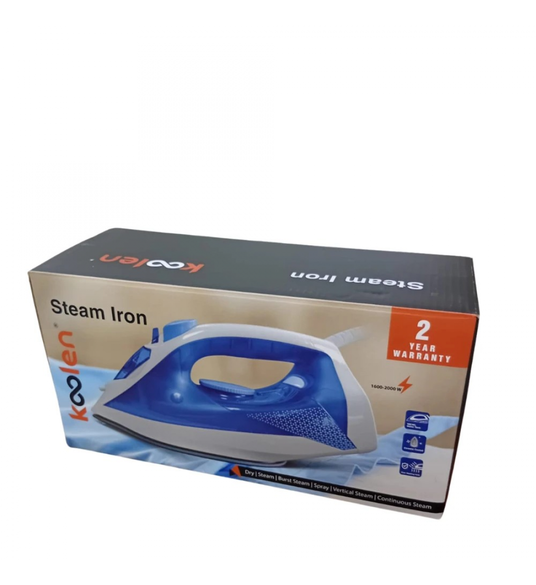 كاوية بخار كولن 2000 واط – خزان 180 مل – قاعدة سيراميك