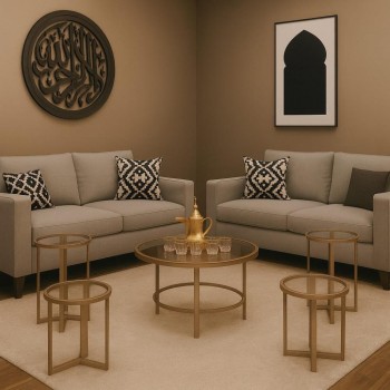 طقم طاولات قهوة وشاهي 5قطعة