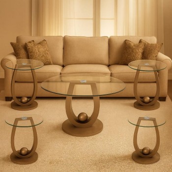 طقم طاولات قهوة وشاهي 5قطعة