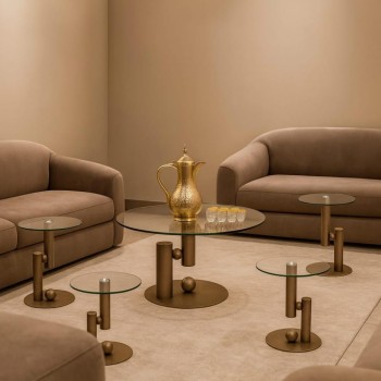 طقم طاولات قهوة وشاهي 5قطعة