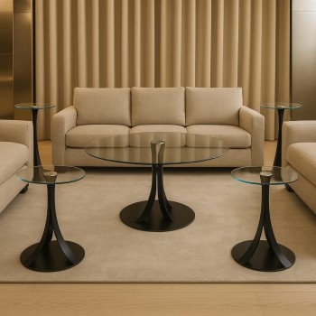 طقم طاولات قهوة وشاهي 5قطعة