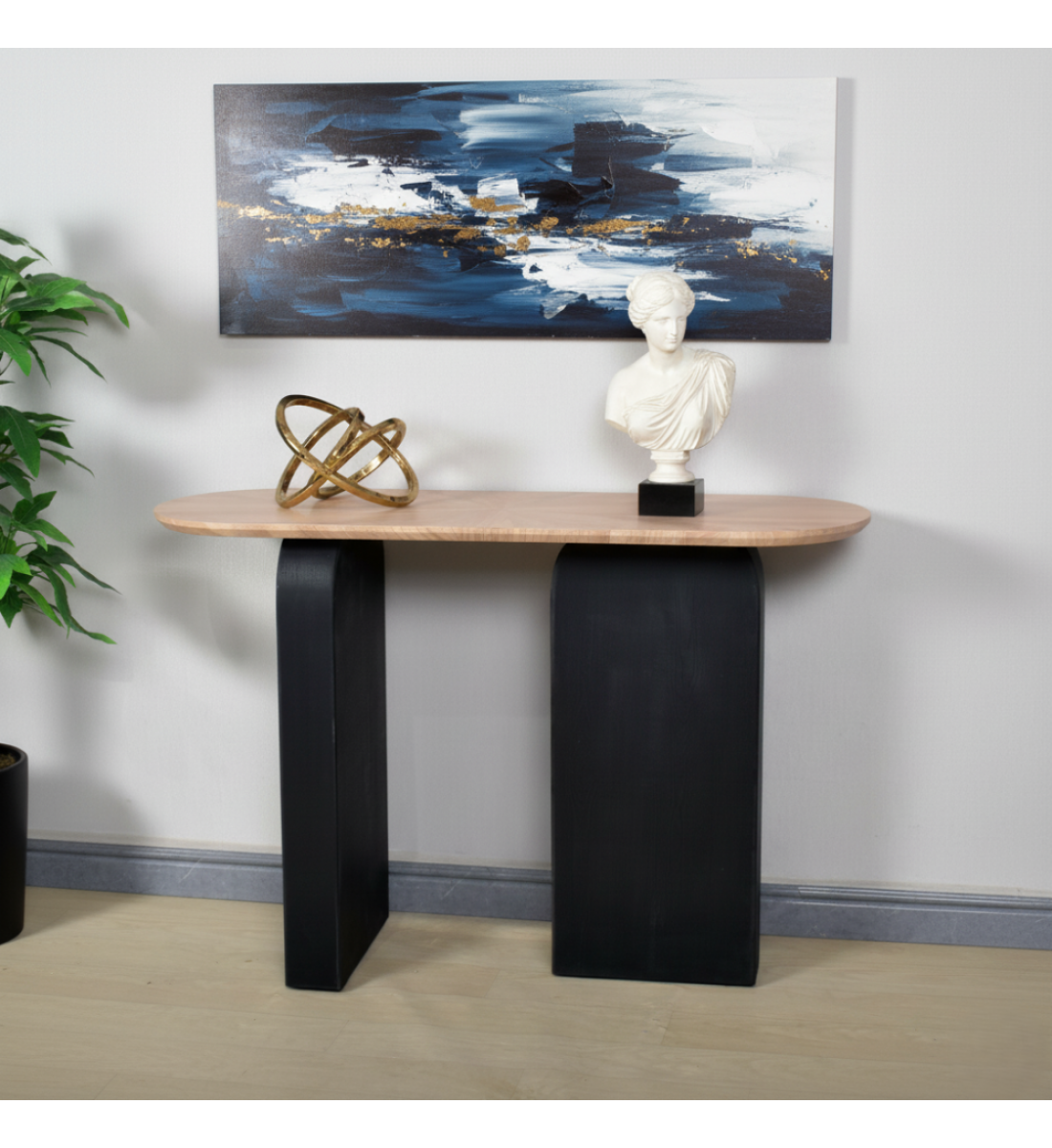 طاولة مدخل او  كونسول بتصميم عصري كلاسيك مقاس 120*40*80 سم 