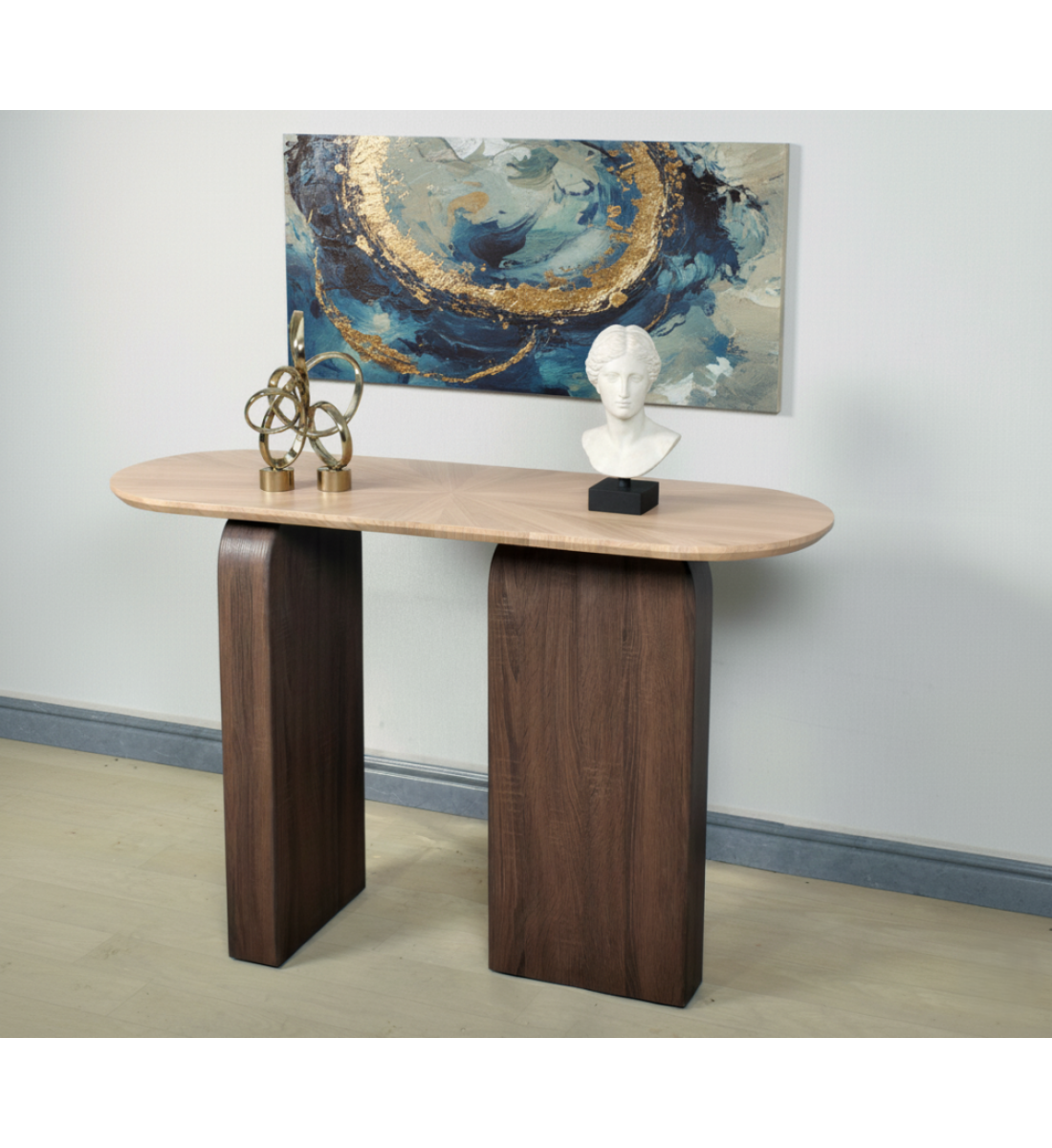 طاولة مدخل او  كونسول بتصميم عصري كلاسيك مقاس 120*40*80 سم 