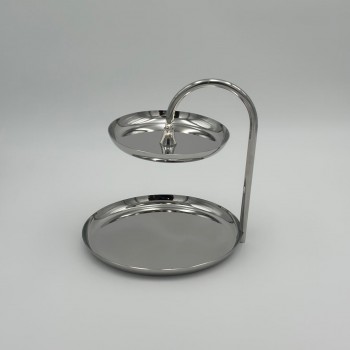 صحن تقديم أنيق بتصميم عصري يجمع بين البساطة والفخامة.22×21×21سم 