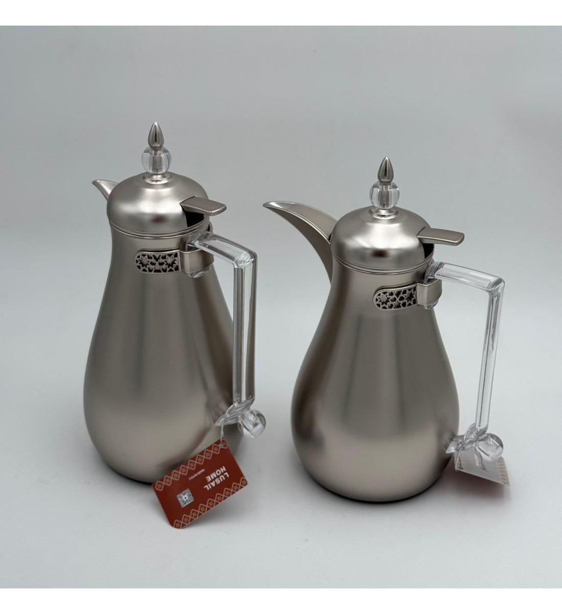 طقم ترامس شاي وقهوة راقي استيل داخل زجاج طقم ترامس شاي وقهوة راقي استيل داخل زجاج