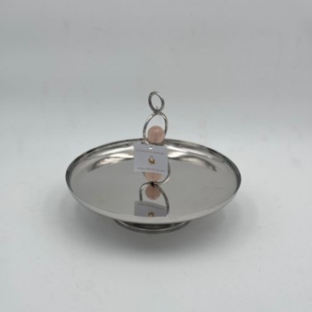 صحن تقديم أنيق بتصميم عصري يجمع بين البساطة والفخامة.26×26×22سم 