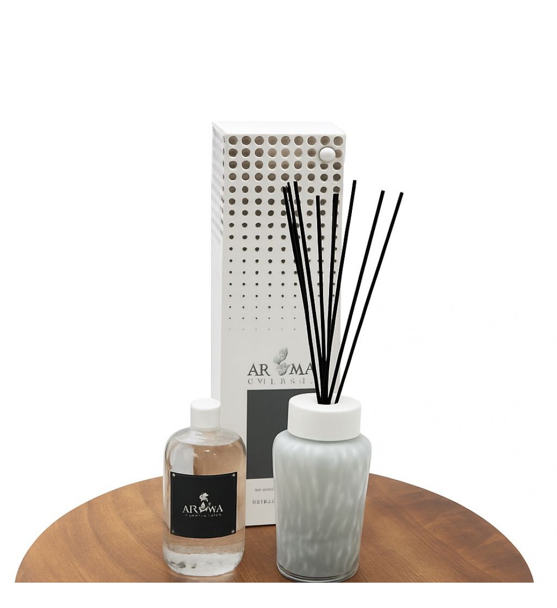 فواحه عطرية مع عيدان زجاج 500مل فواحه عطرية مع عيدان زجاج 500مل