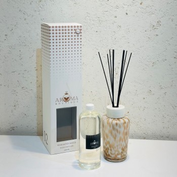 فواحه عطرية مع عيدان زجاج 1000مل برائحه ROSE & PATCHOULI REED DIFFUSER