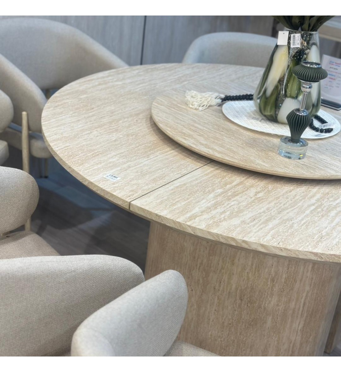 طقم طاوله طعام بديل الرخام مع8كراسي طقم طاوله طعام بديل الرخام مع8كراسي