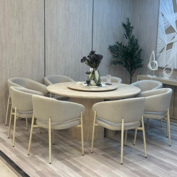 طقم طاوله طعام بديل الرخام مع8كراسي