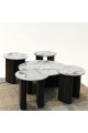 طقم طاولات شاي سيراميك 5 قطع