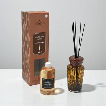 فواحه عطرية مع عيدان زجاج 500مل برائحه ( MIRACK) HOME FRAGRANCE