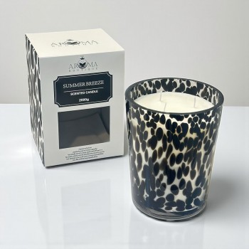 شمعه عطرية زجاج 2000 غرام برائحه (  PEAR&FREESIL) SCENTED CANDLE