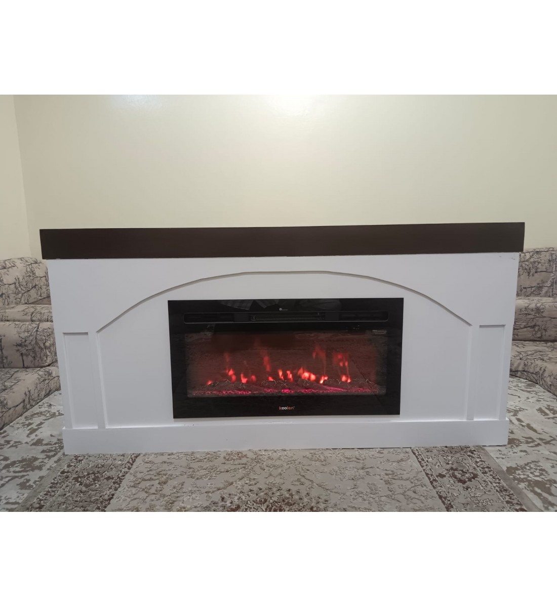 طاولة بلازما دفاية ديكور  تصميم عصري 160×40×80سم 