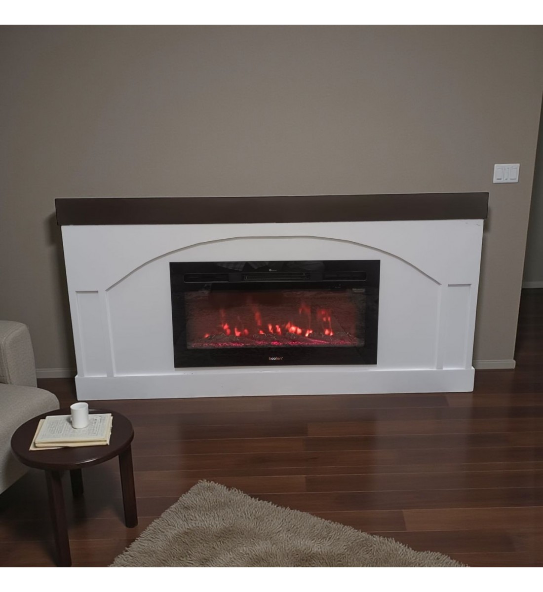 طاولة بلازما دفاية ديكور  تصميم عصري 160×40×80سم 