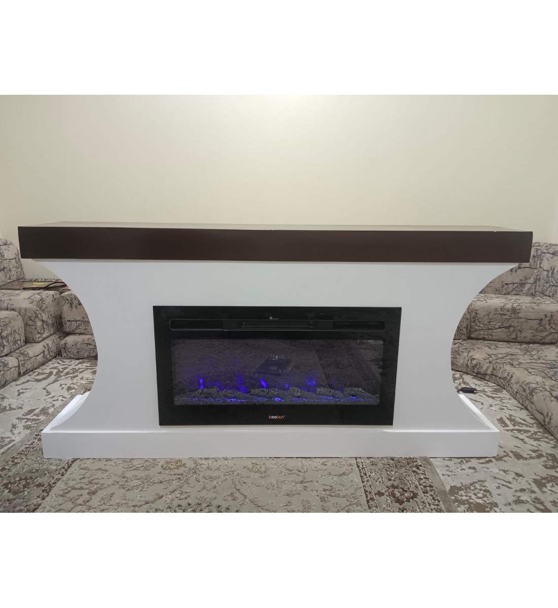 طاولة بلازما دفاية ديكور  تصميم عصري 160×40×80سم 