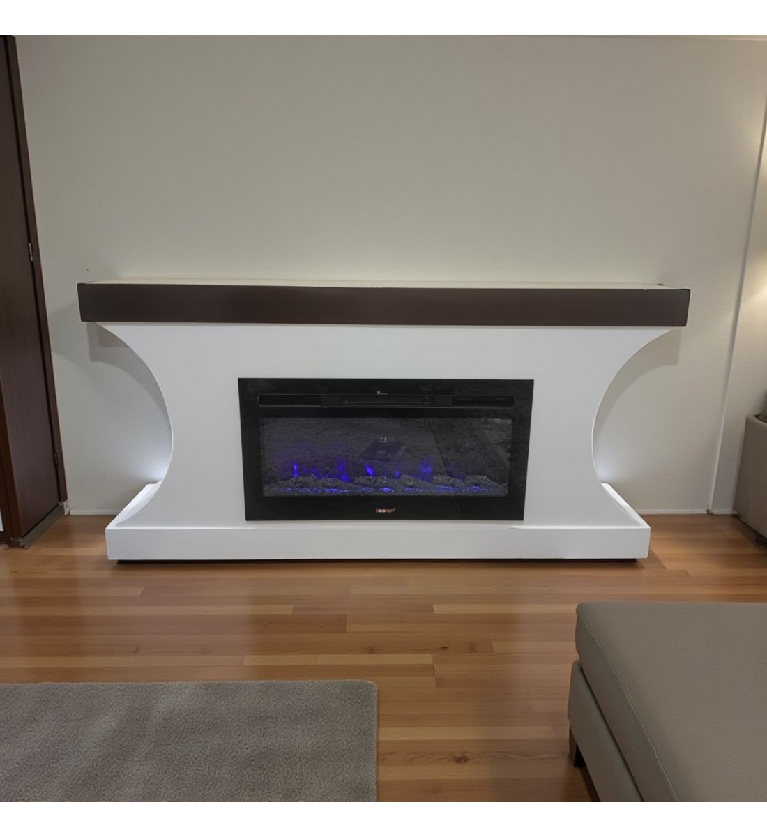 طاولة بلازما دفاية ديكور  تصميم عصري 160×40×80سم 