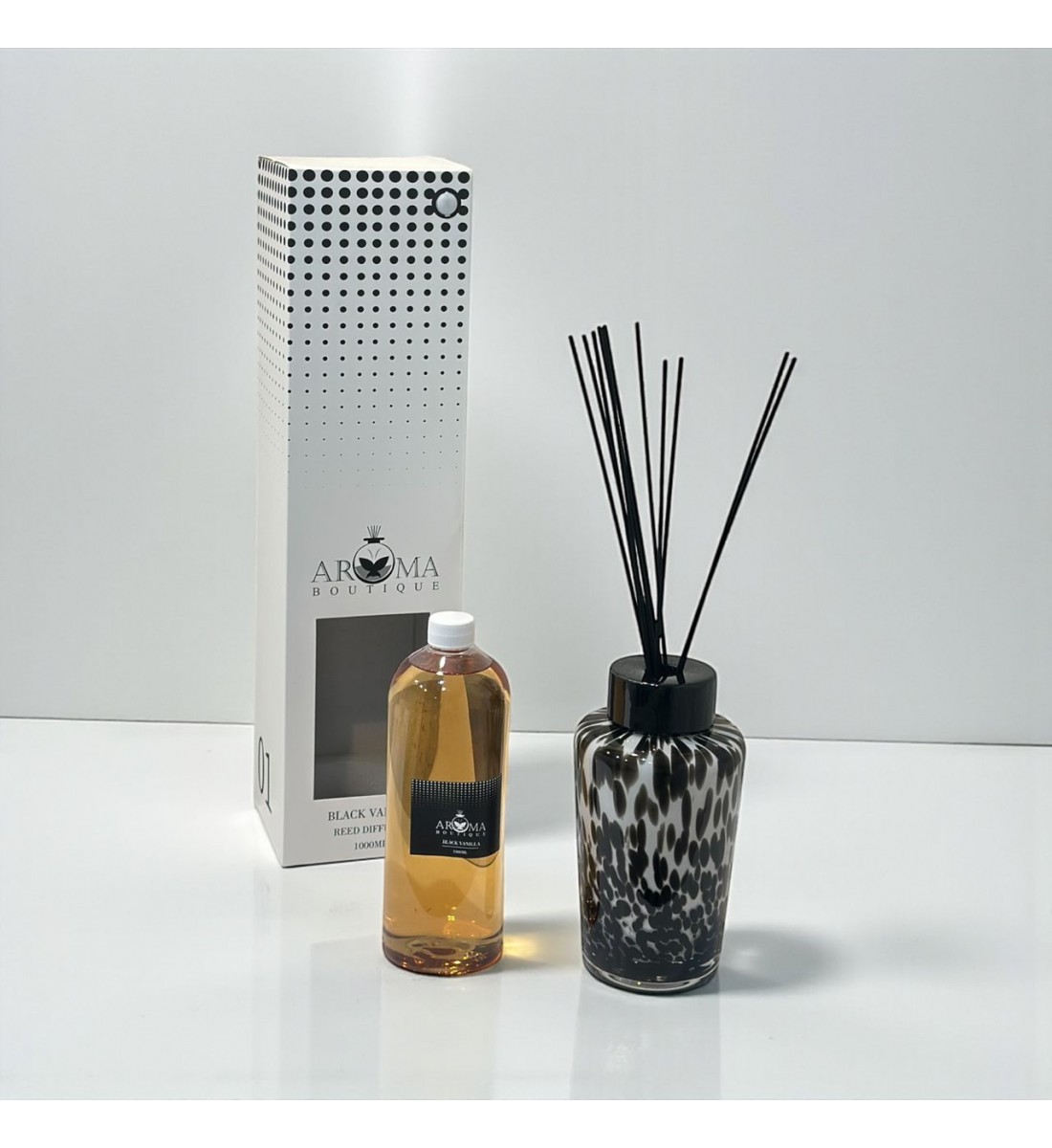 فواحه عطرية مع عيدان زجاج 1000مل فواحه عطرية مع عيدان زجاج 1000مل