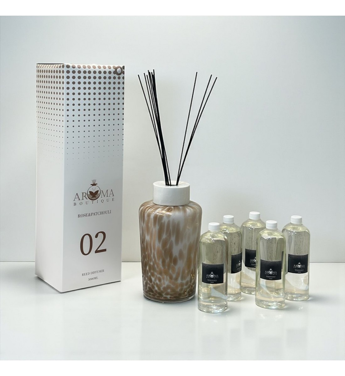 فواحه عطرية مع عيدان زجاج 5000مل   