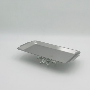 صحن تقديم أنيق بتصميم عصري يجمع بين البساطة والفخامة 27×15×6سم 