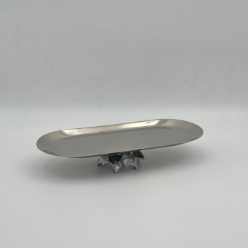 صحن تقديم أنيق بتصميم عصري يجمع بين البساطة والفخامة 30×12×5سم 