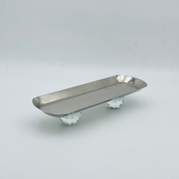 صحن تقديم أنيق بتصميم عصري يجمع بين البساطة والفخامة 30×10×5سم 