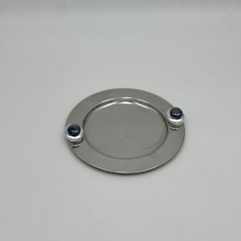 صحن تقديم أنيق بتصميم عصري يجمع بين البساطة والفخامة 18×18×1سم 