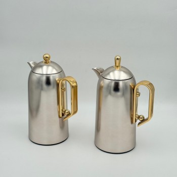 طقم  ترمس  شاي وقهوة أنيق يجمع بين التصميم العصري والانيق 